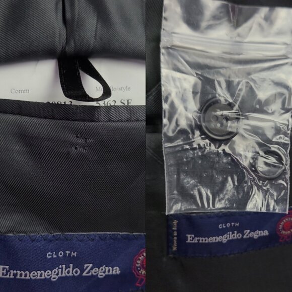 Saks Fifth Avenue Black Label Slim Fit Ermenegildo Zegna Cloth Blazer 40R - Picture 16 of 16